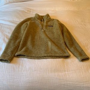 Patagonia taupe Los Gatos Women’s 1/4 zip